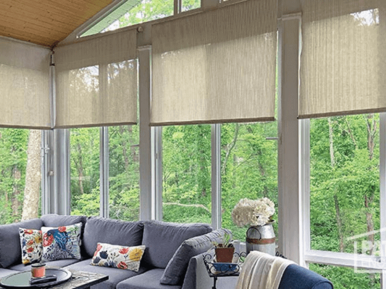 Interior/Exterior Shades - Patio Solutions - Keep The Heat In And Cold Out